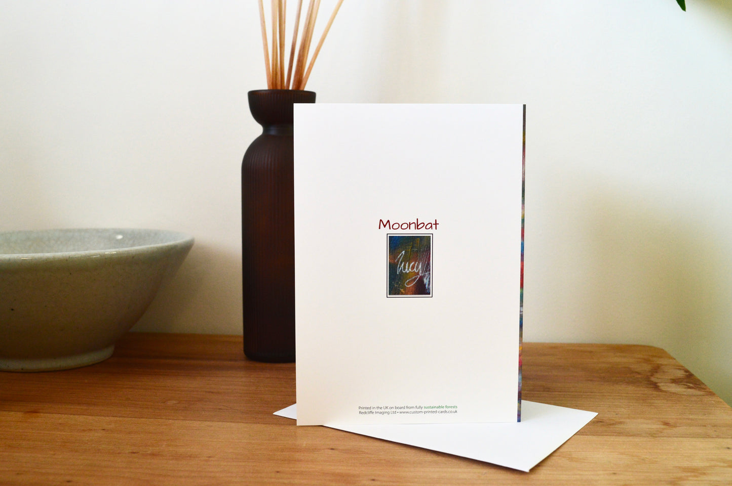 'Moonbat' Horse Greeting, Birthday Card, Horsey Gift
